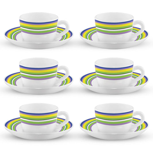 My Borosil Opalware Tea Cups & Tea Sets Vienna Cup n Saucers Set