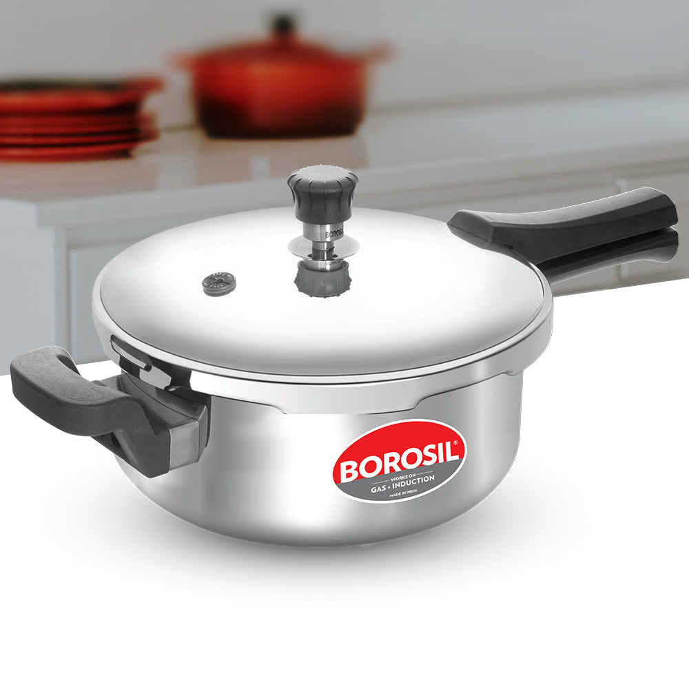 My Borosil Pressure Cookers Borosil Presto SS Outer Lid Pressure Cooker