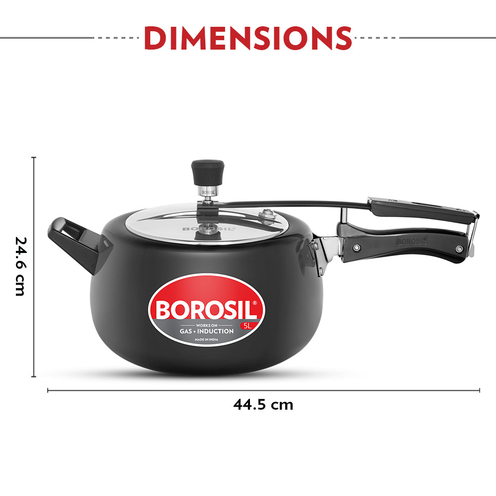 My Borosil Pressure Cookers Pronto Hard Anodised Pressure Cooker