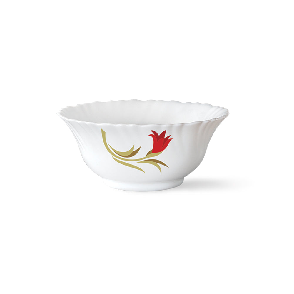 My Borosil Red Lily Mini Veg Bowl