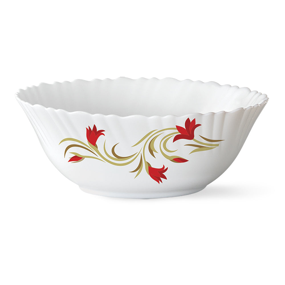 Red Lily Serving Bowl, 8