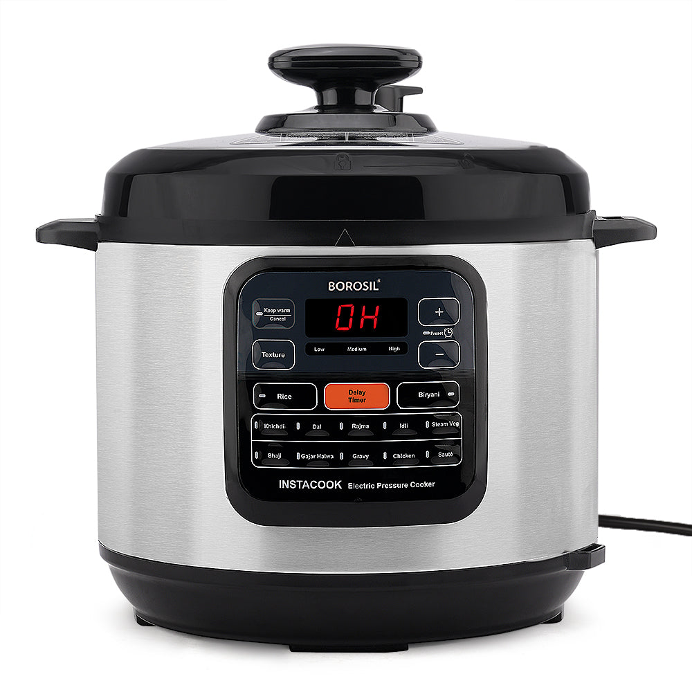 My Borosil Rice Cookers Borosil Instacook Electric Pressure Cooker, 6L