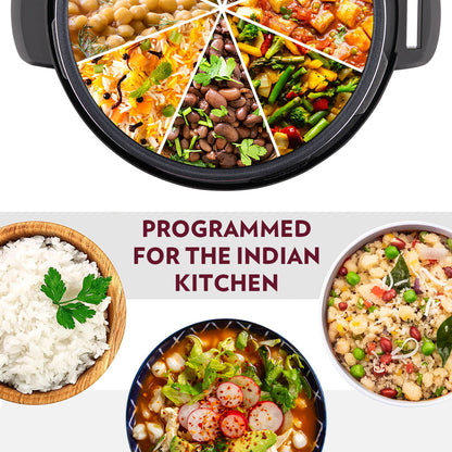 My Borosil Rice Cookers Borosil Instacook Electric Pressure Cooker, 6L