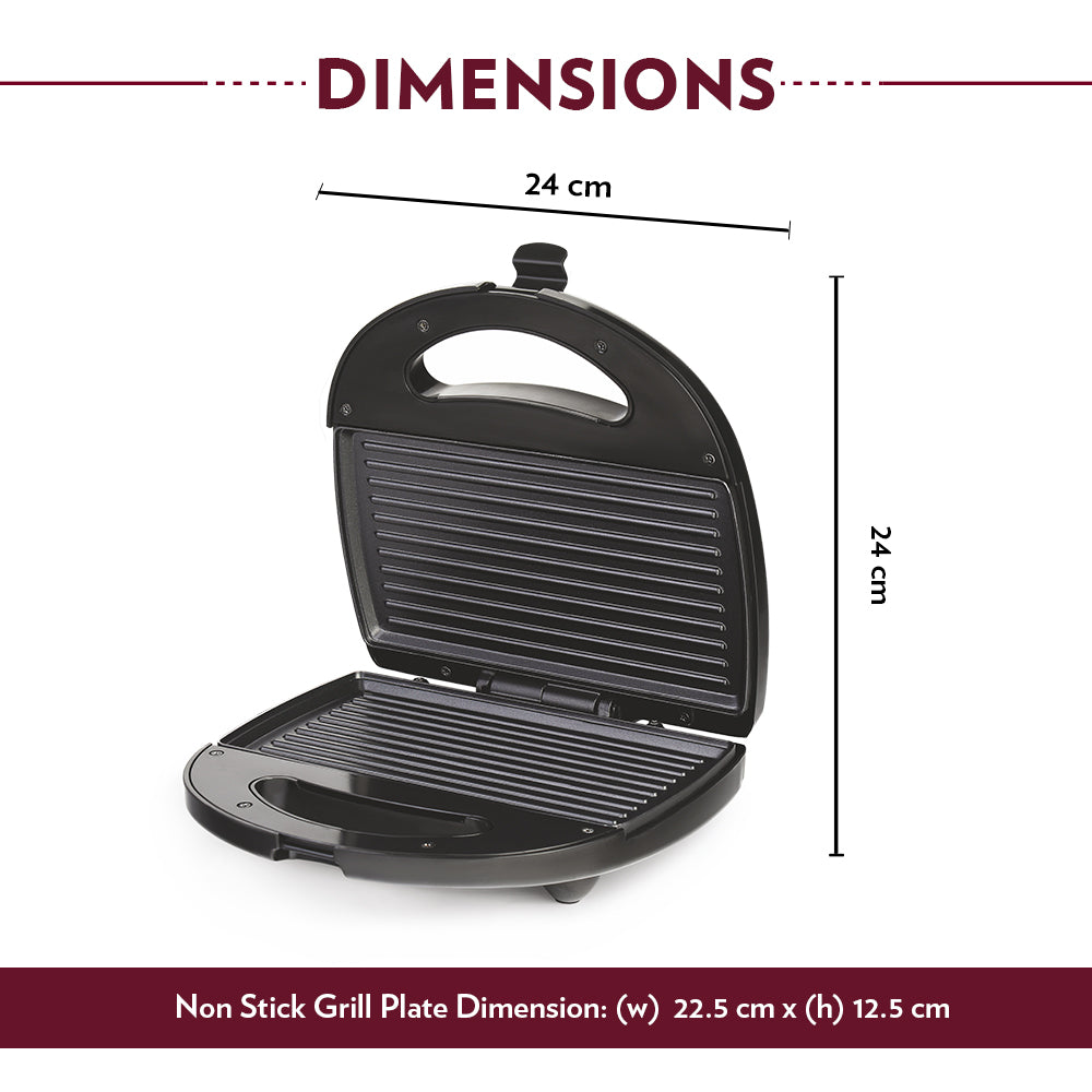 My Borosil Sandwich Makers Borosil Neo Grill 2.0 Sandwich Maker