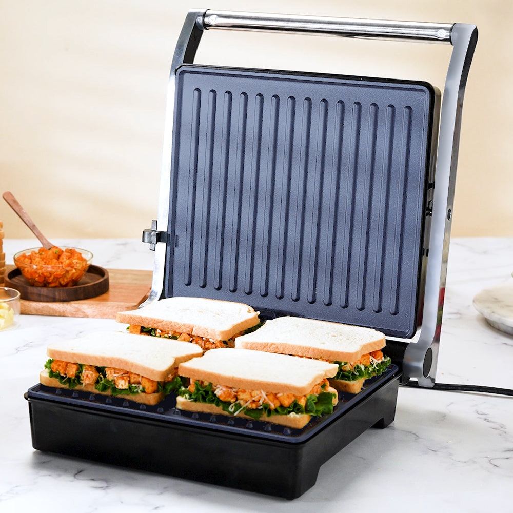 My Borosil Sandwich & Waffle Makers Borosil Mega Jumbo 180° Grill Sandwich Maker