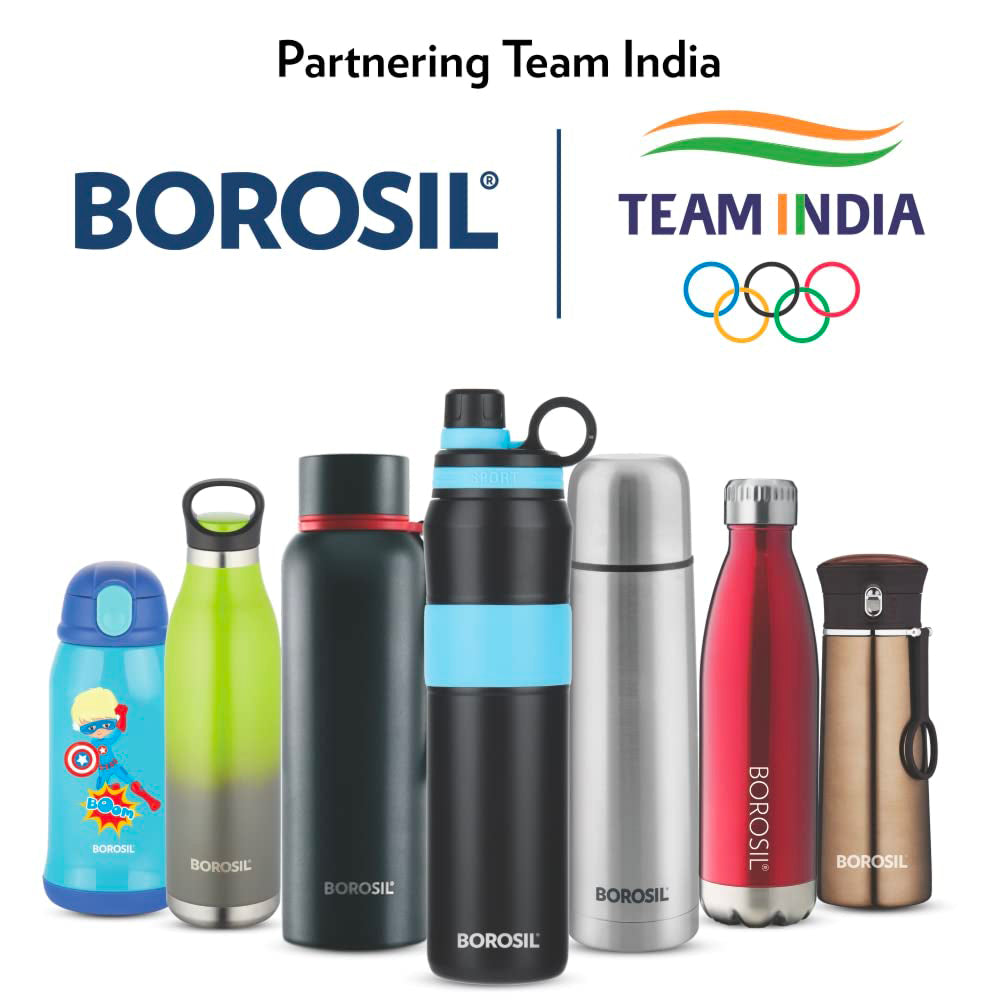 My Borosil Stainless Steel Bottles 1 L Aquaslim Bottle