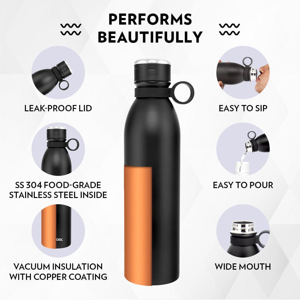 My Borosil Stainless Steel Bottles 1 L Borosil Jupiter Bottle Personalise