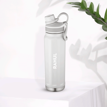 My Borosil Stainless Steel Bottles 710 ml Borosil SportSip Slate Gray Personalise