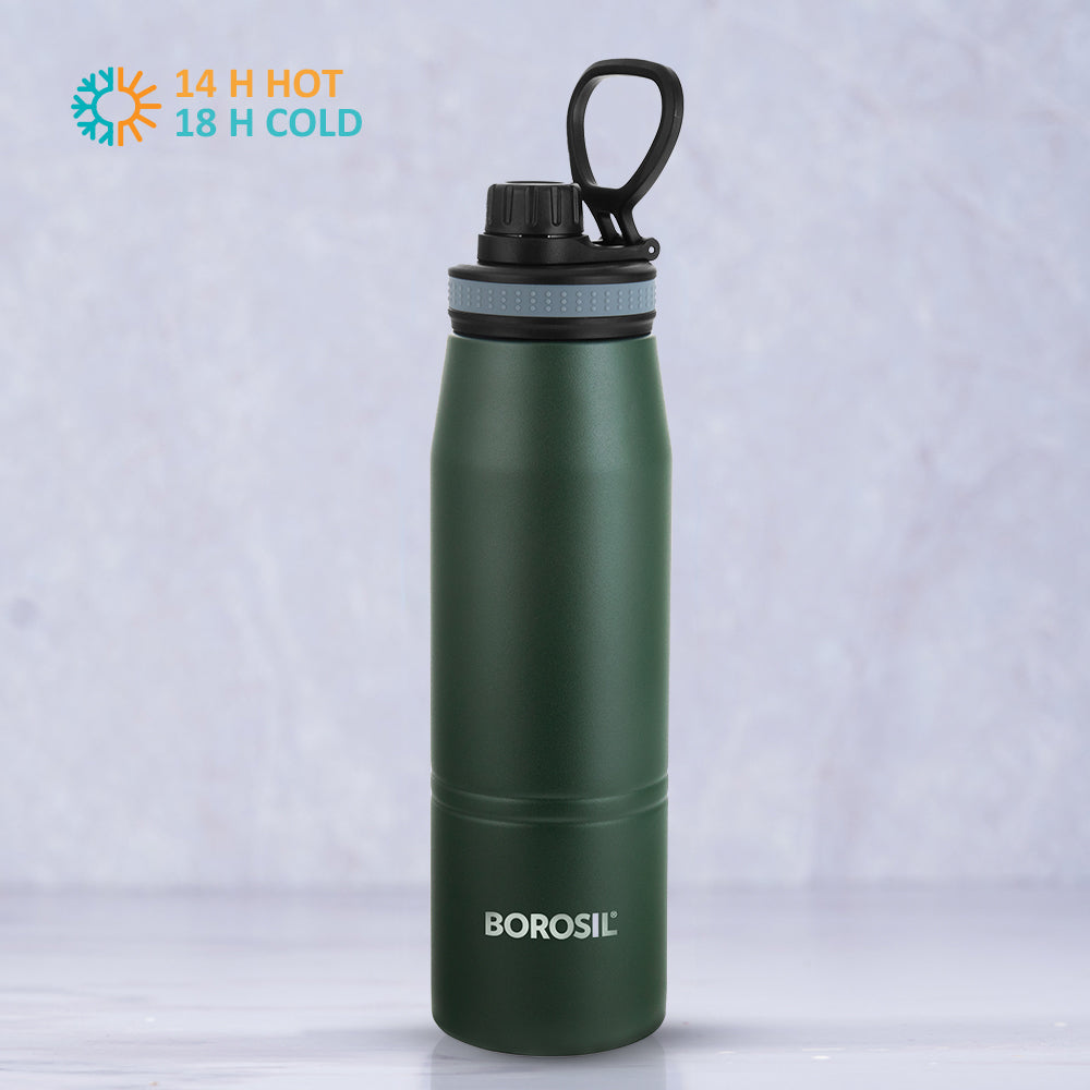 My Borosil Stainless Steel Bottles 900 ml Borosil Gosport Green