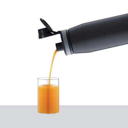 Personalised Gosport Double Wall Bottle, Black