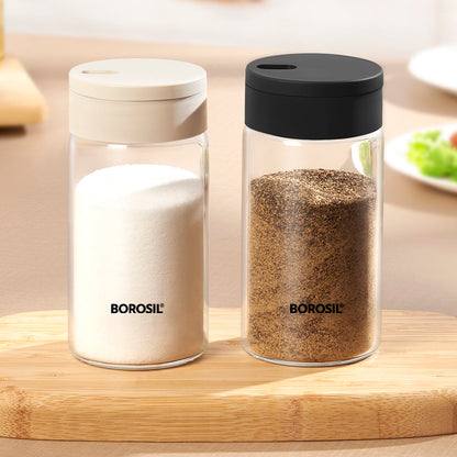 Glass Salt & Pepper Jars