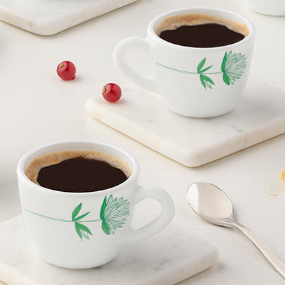 Larah Green Lily Cup Set