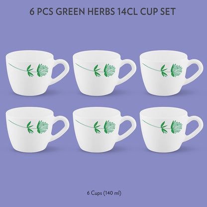 Larah Green Lily Cup Set