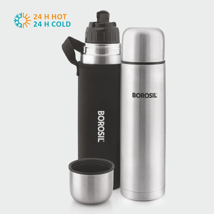 Thermo Flask Double Wall Bottle, Black