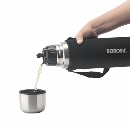 Thermo Flask Double Wall Bottle, Black