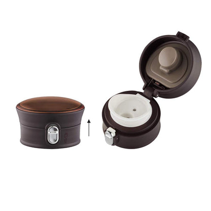 Travelease Double Wall Bottle, Brown