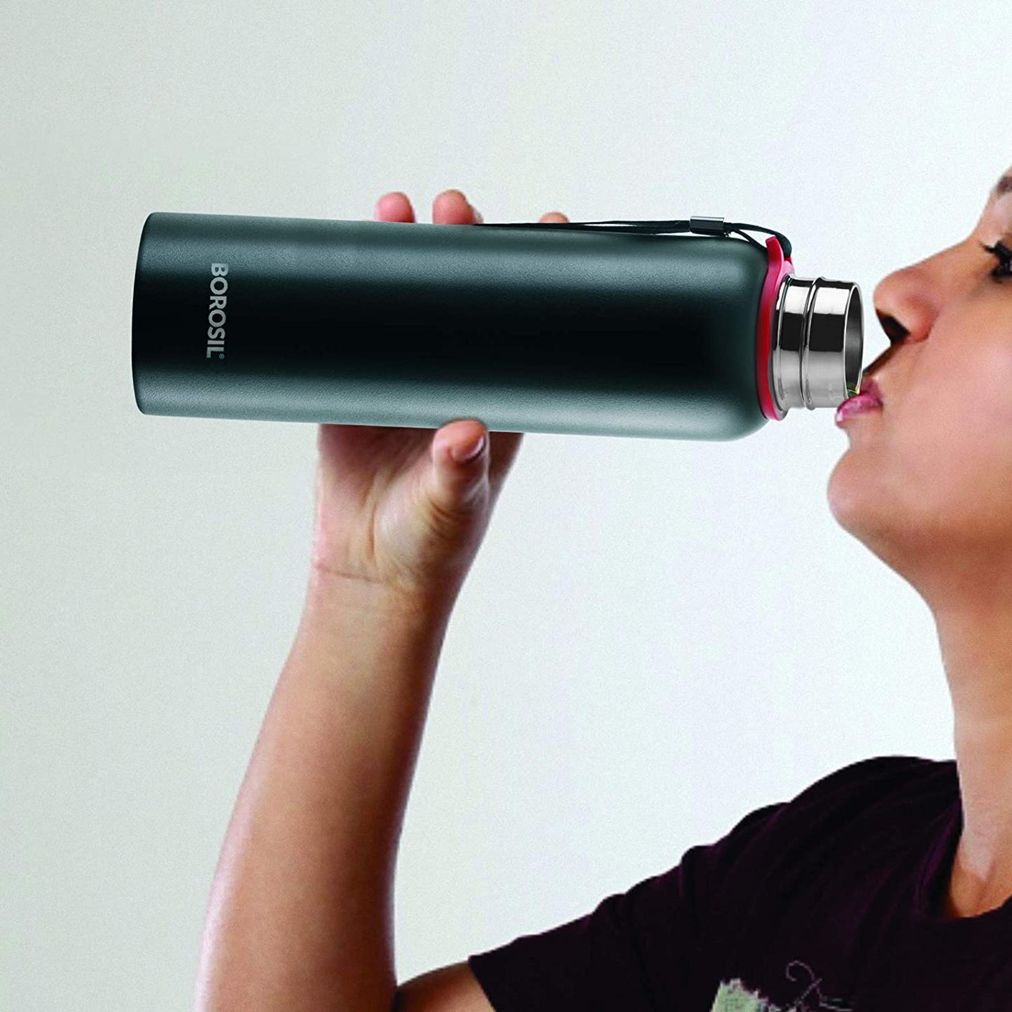 Borosil Trek Black, 850ml