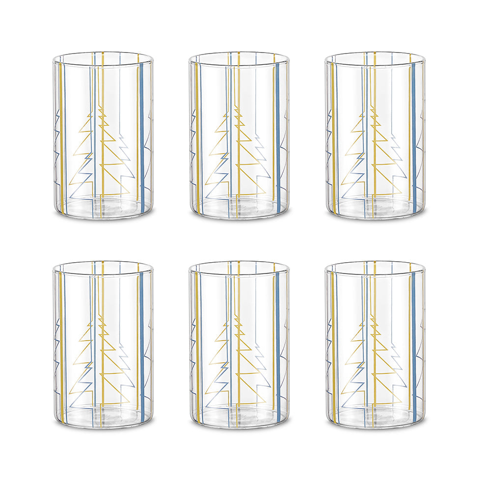 My Borosil Tumblers 295 ml x 6 Sintra Vision Glass, Set of 6