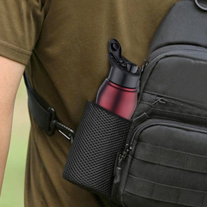 Grip n Sip Single Wall Bottle, Maroon