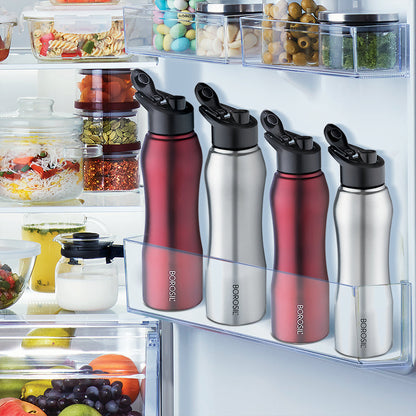 Grip n Sip Single Wall Bottle, Maroon