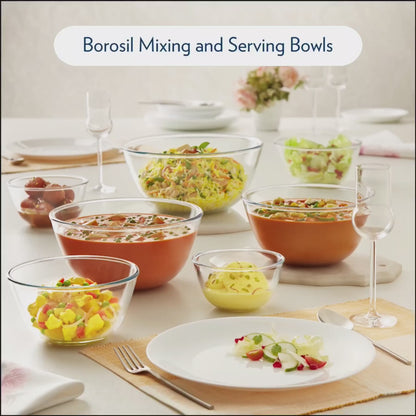 Borosil Mixing & Serving Bowl Set of 2