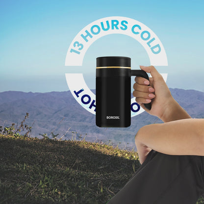 Klassic Super Vacuum Insulated Mug, Black