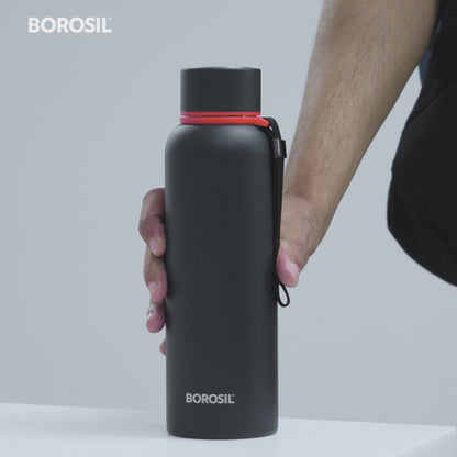 Borosil Trek Black, 500ml