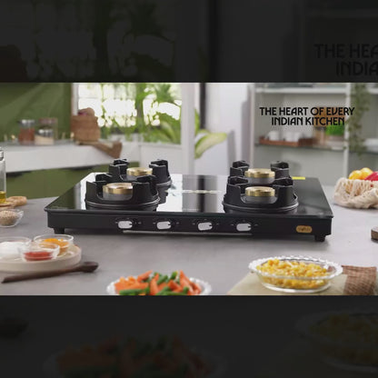 Flame Star Glass-top Gas Stove