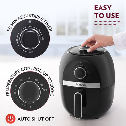 My Borosil Air Fryer Best Air Fryer, 2.8 L