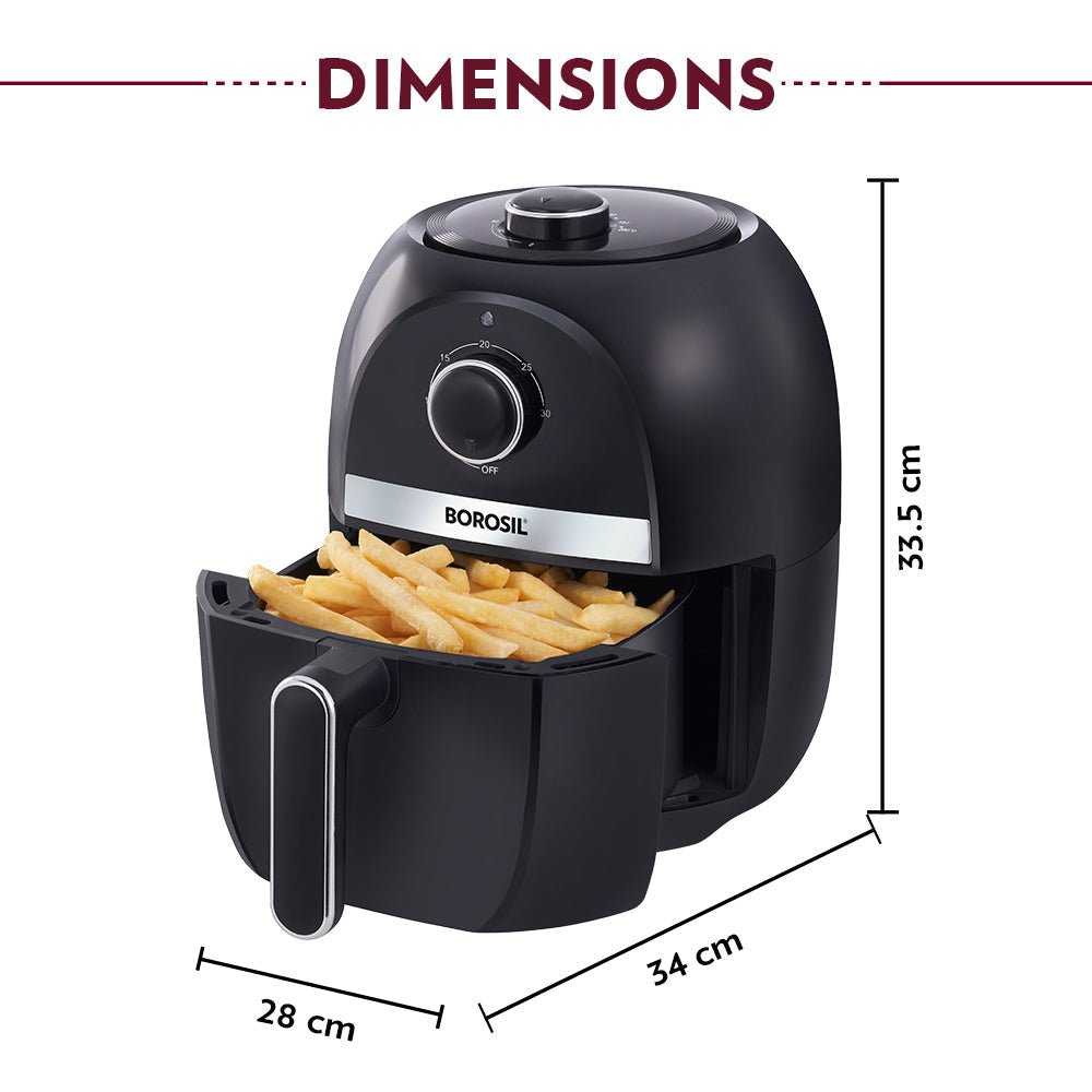 My Borosil Air Fryer Best Air Fryer, 2.8 L