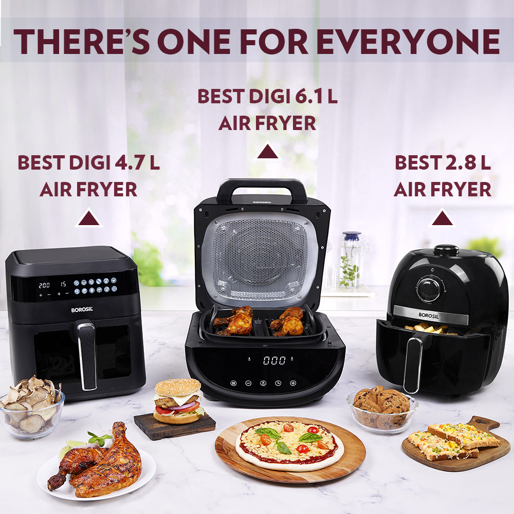 My Borosil Air Fryer Best Digi Air Fryer, 6.1 L