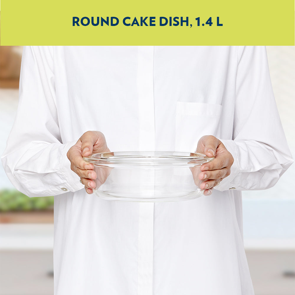 My Borosil Baking Dishes 1.4 L Round Cake Dish