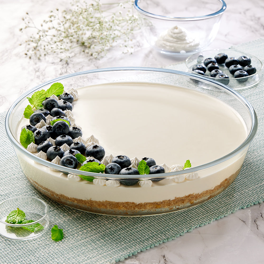 Oven Safe Glass Round Dish India