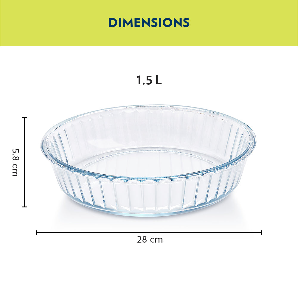 My Borosil Baking Dishes Fluted Baking Dish