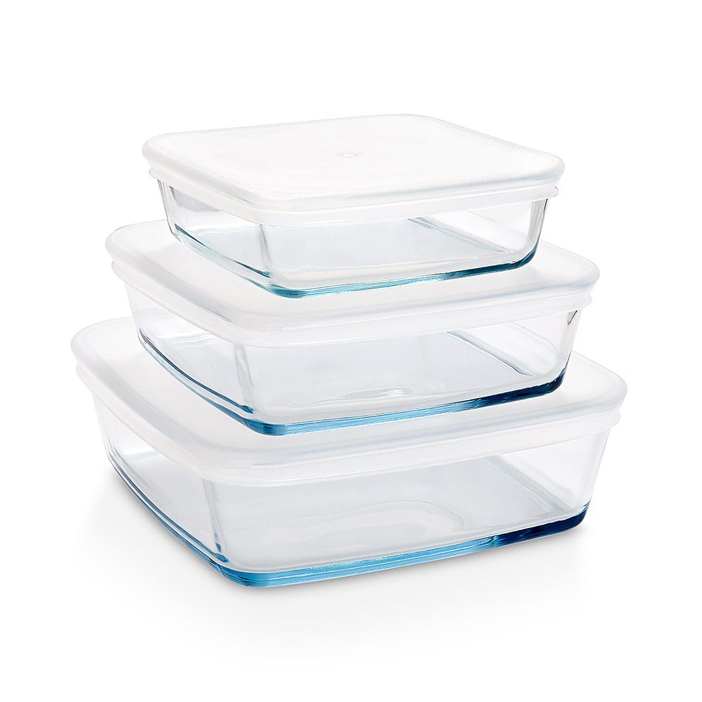 My Borosil Baking Dishes Set of 3 Square Dish w Lid Set