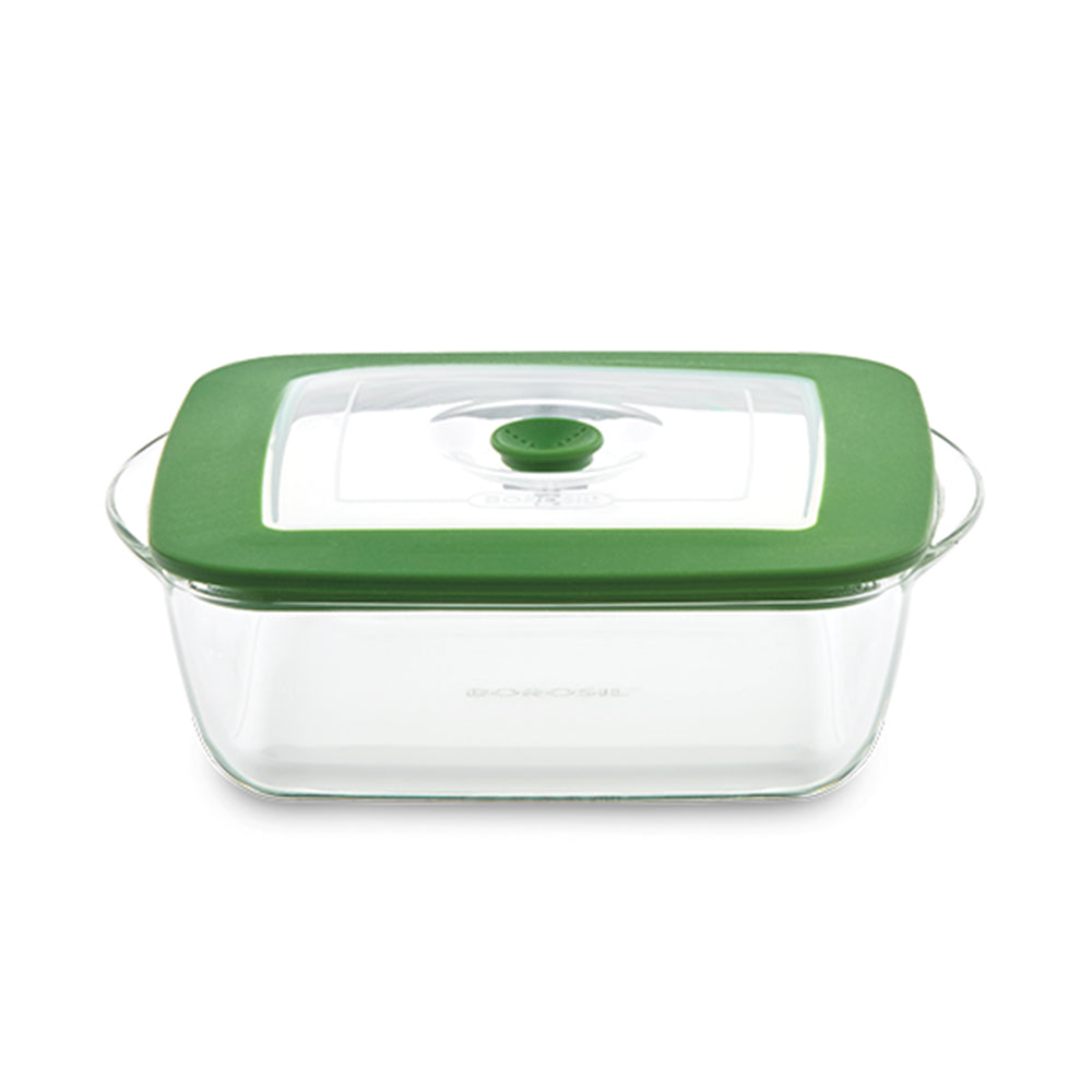 My Borosil Baking Dishes Square Dish w Green Lid