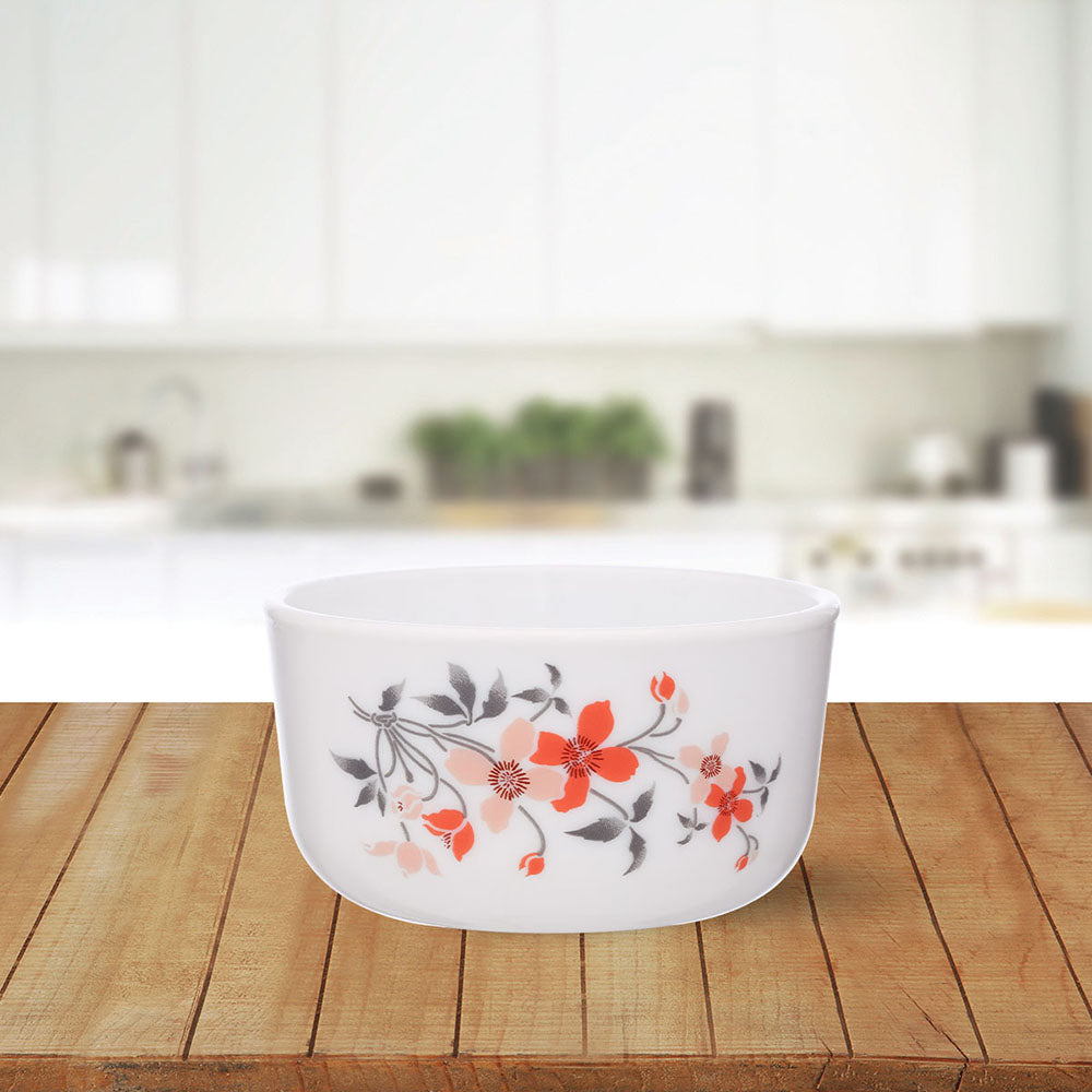 My Borosil Opalware Bowls & Katoris 6 pc Set Fiore Katori