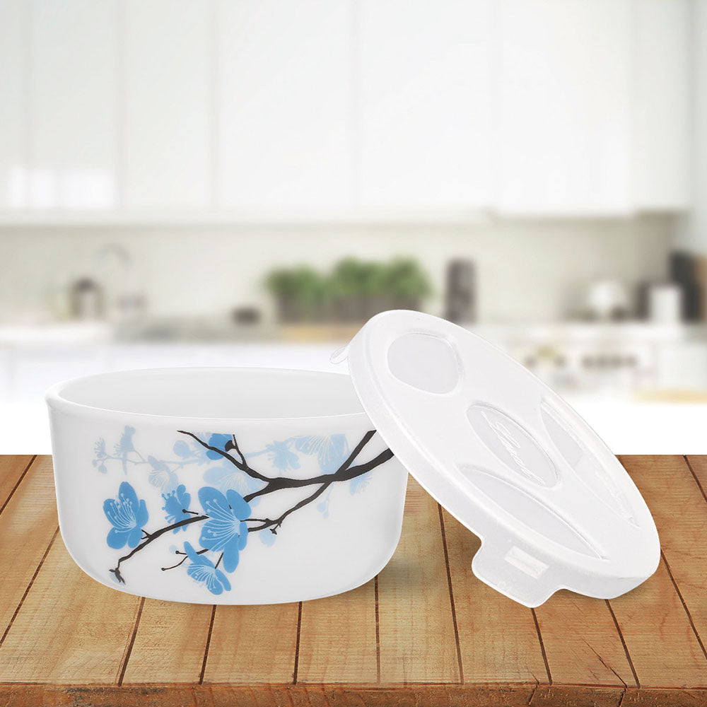 My Borosil Opalware Bowls & Katoris 6 pc Set Mimosa Katori w Lid