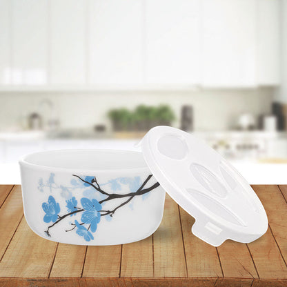 My Borosil Opalware Bowls & Katoris 6 pc Set Mimosa Katori w Lid