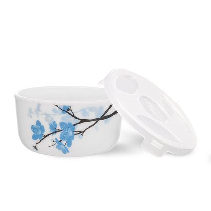 My Borosil Opalware Bowls & Katoris 6 pc Set Mimosa Katori w Lid