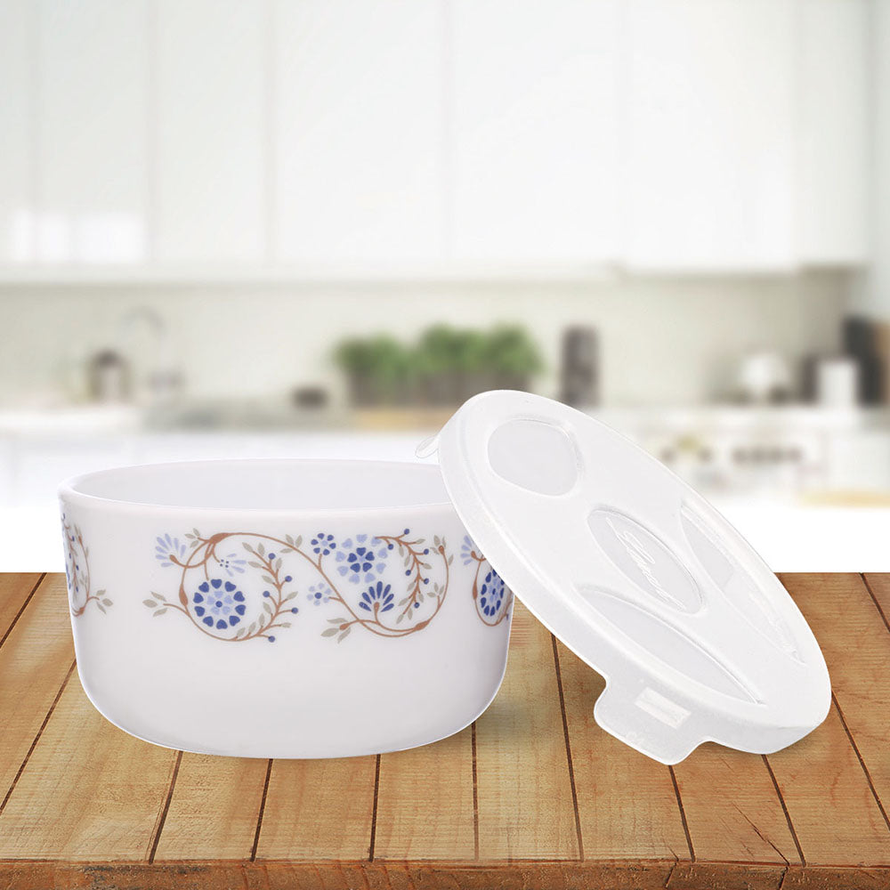 My Borosil Opalware Bowls & Katoris 6 pc Set Mist Katori w Lid