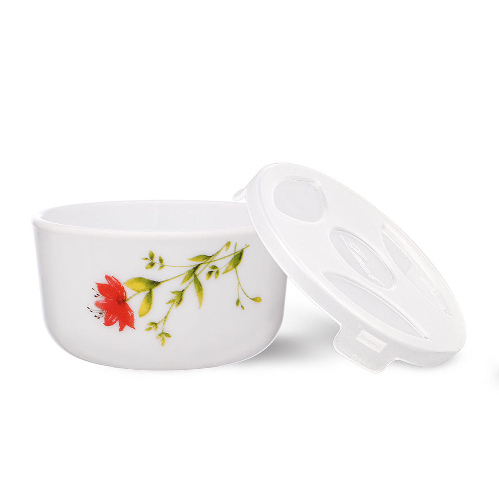 My Borosil Opalware Bowls & Katoris 6 pc Set Oriental Katori w Lid