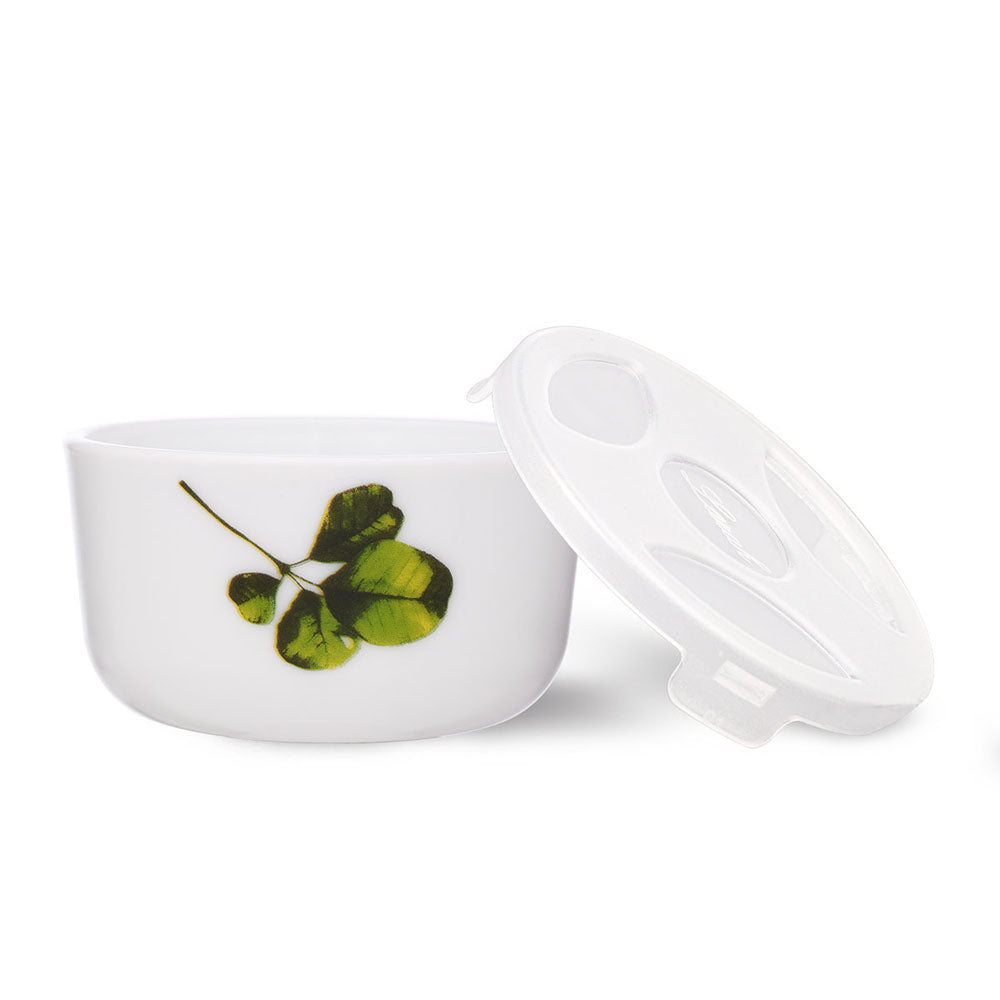 My Borosil Opalware Bowls & Katoris 6 pc Set Oval Katori w Lid