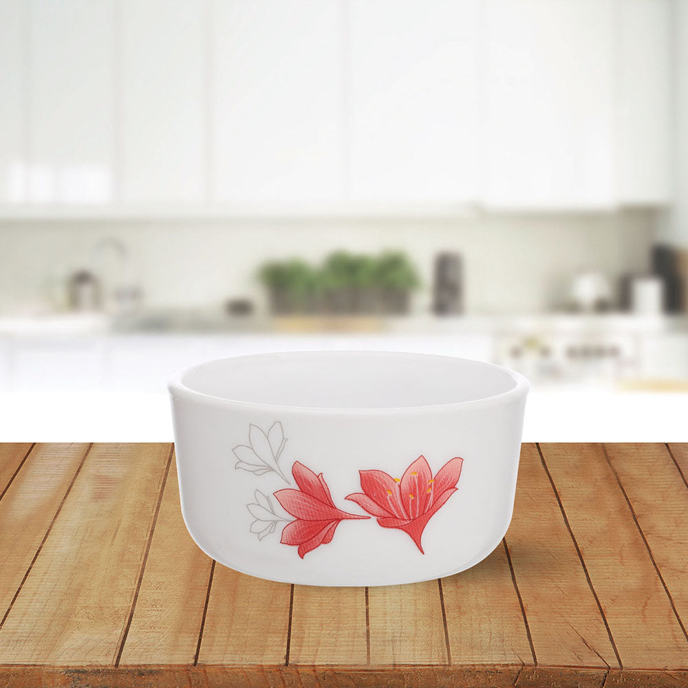 My Borosil Opalware Bowls & Katoris 6 pc Set Ruby Katori