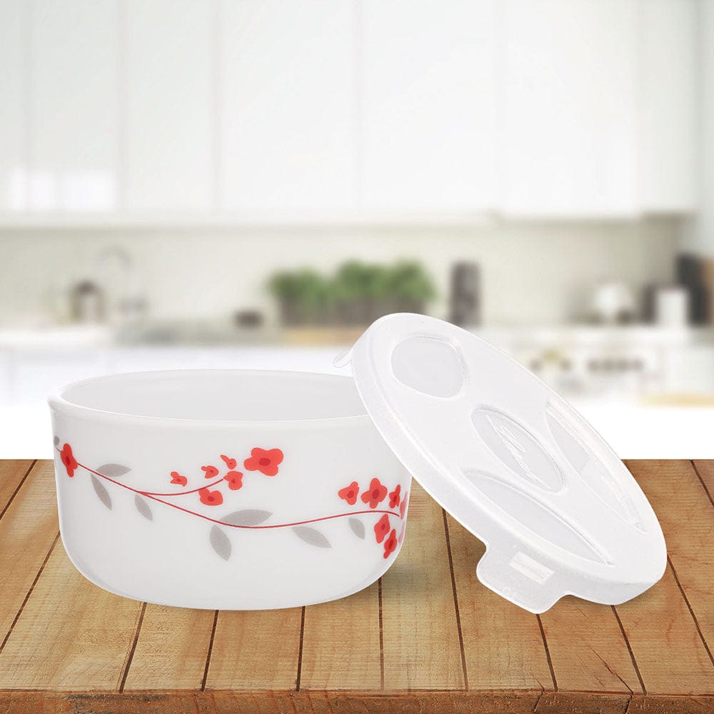 Larah by Borosil Verona Katori w Lid, 12 pc