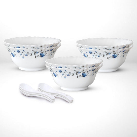 My Borosil Opalware Bowls & Katoris Serves 6 Helena Soup Bowl Set