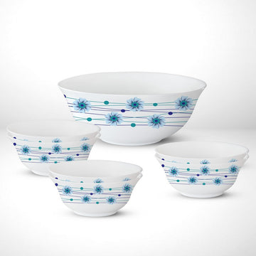 Larah by Borosil Bluebell Pudding Set