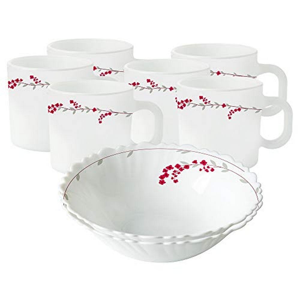 My Borosil Breakfast & Snack Sets 8 pc Set Verona Snack Set w Mugs