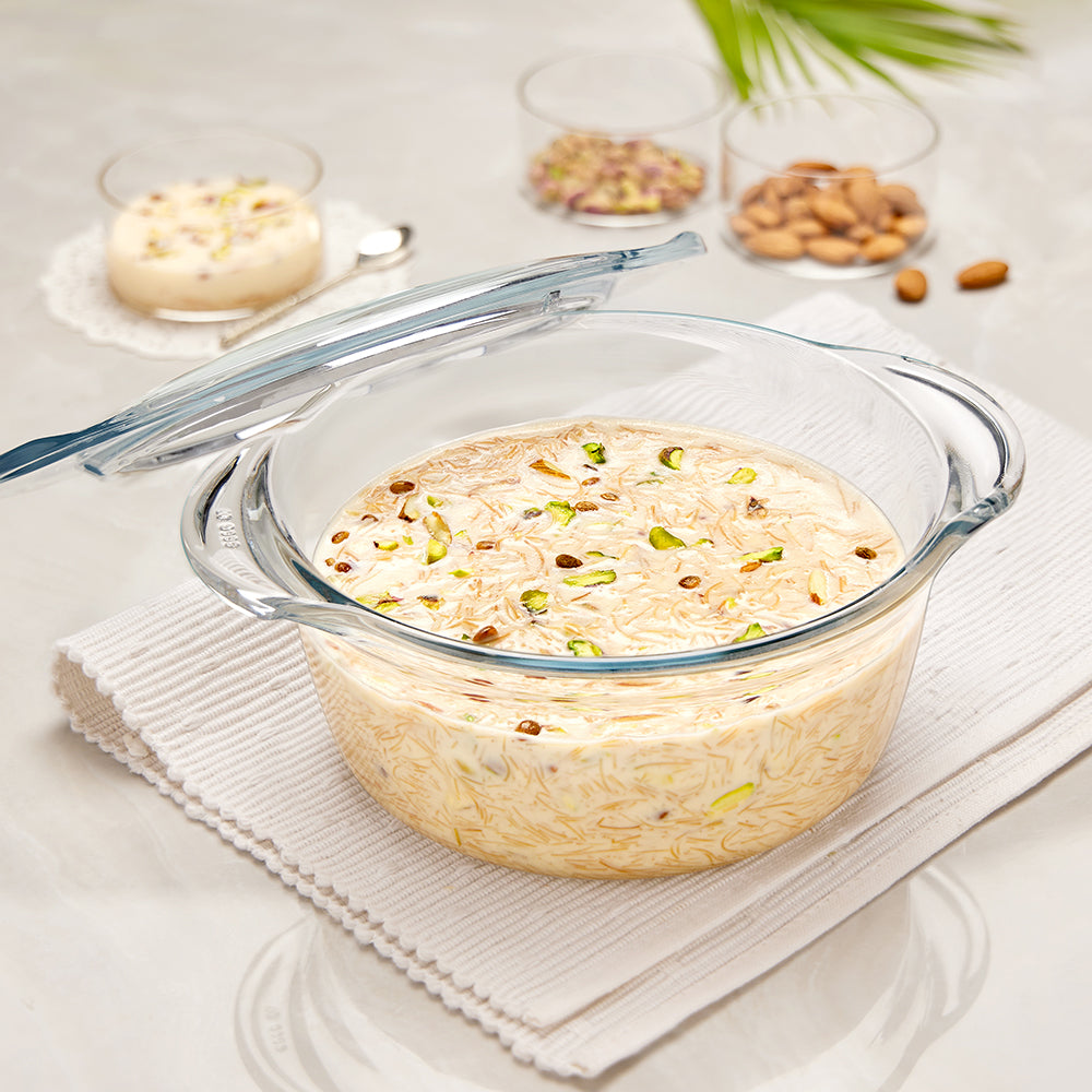 My Borosil Glass Casseroles Deep Round Casserole