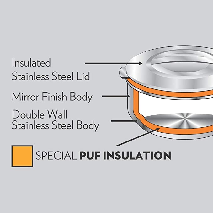 My Borosil Steel Casseroles Servefresh Idli Server